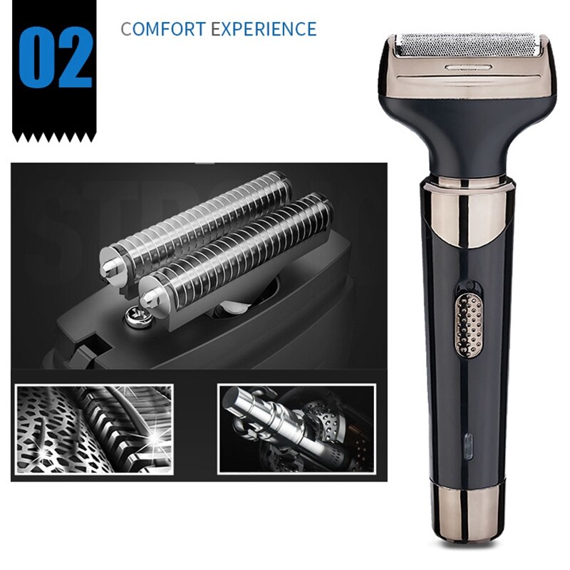 Mini Baard Scheermes Elektrisch Scheren Body Trimmer Mannen Scheerapparaat Elektrische Multifunctionele Persoonlijke Reiniging Oplaadbare