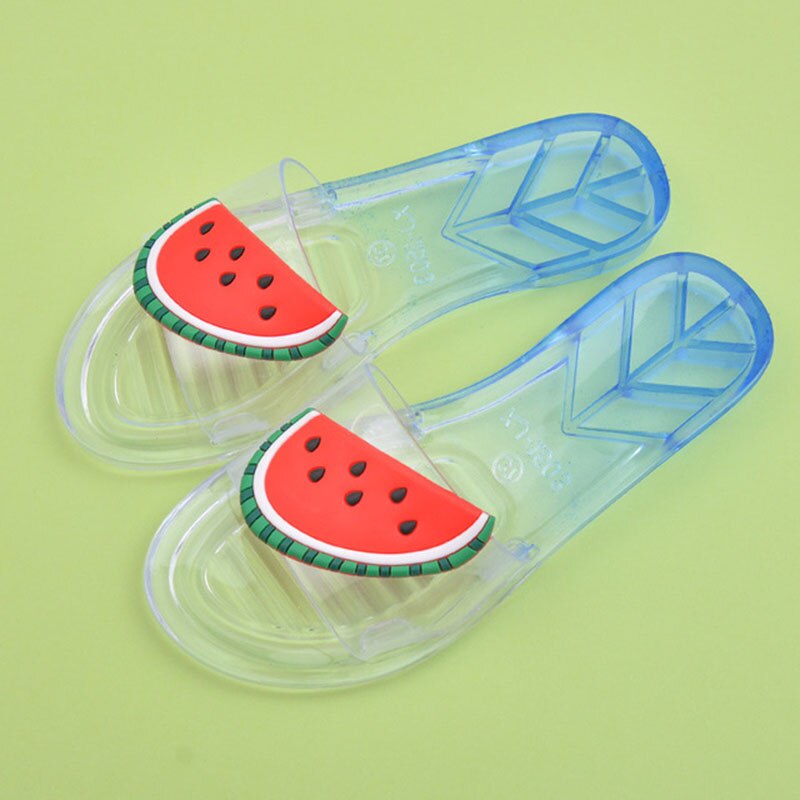 Ladies Fruit Slippers Crystal Non-slip Light Indoor And Outdoor Sandals And Slippers Ladies Outdoor Beach Shoes