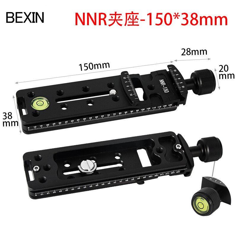 NNR-100 NNR-150 NNR-200 Lengthen Camera Mounting Bracket Quick Release Plate For Digital Camera Arca Swiss Tripod Ball Head