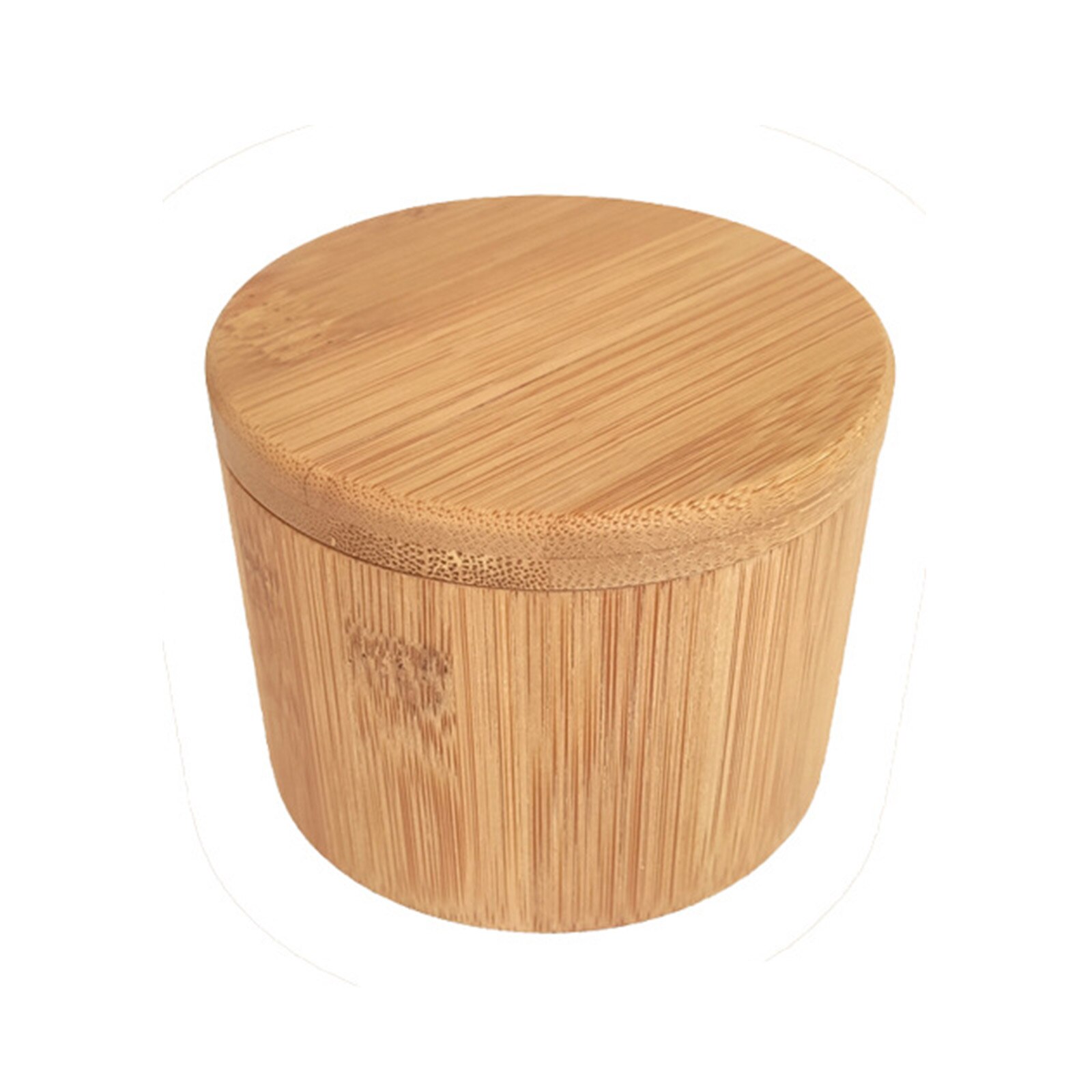Storage Boxes Salt Box Wooden Bamboo Storage Box With Magnetic Swivel Lid Container For Kitchen Storage Containers Salt Box