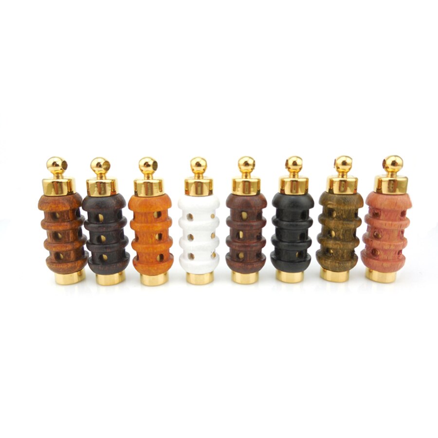 Colgante aromático de 316L de acero inoxidable, colgante de frasco, para aceite esencial de madera, novedad