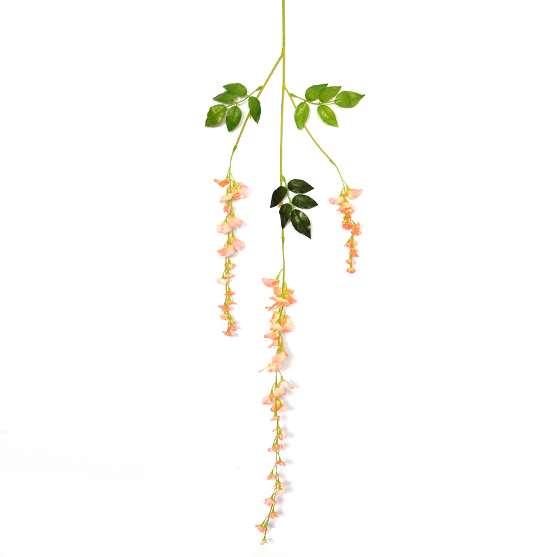 Artificial Wisteria Simulation Flowers Home Garden Wedding Decor Simulation Artificial Wisteria Garden Flower Plant Vine Decor: 06