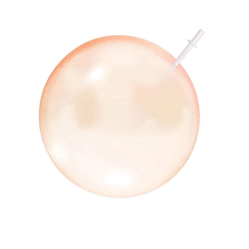 70 CM Blase Ball für Wasser Blase Ballon Aufblasbare Spielzeug Weiche Gummi Ball Oversize Strand Garten Party Im Freien: Orange 40CM