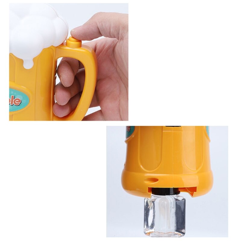 Muziek Bier Mok Bubble Blazen Product Bier Cup Bubble Maker Bier Mok Automatische Blow Bubbels Maker Speelgoed Zwembad Speelgoed developm
