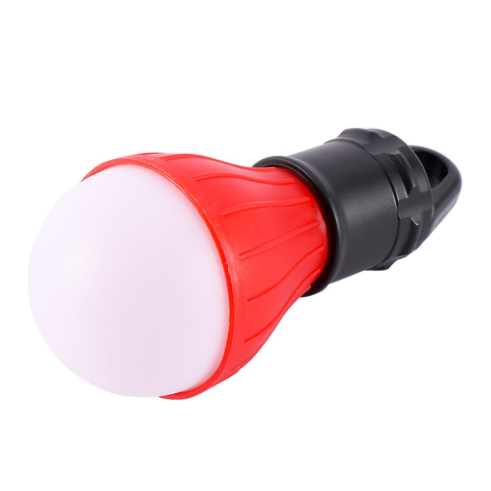 Mini bærbar lanterne telt lys 4 farver led pære nødlampe vandtæt hængekrog lommelygte til camping