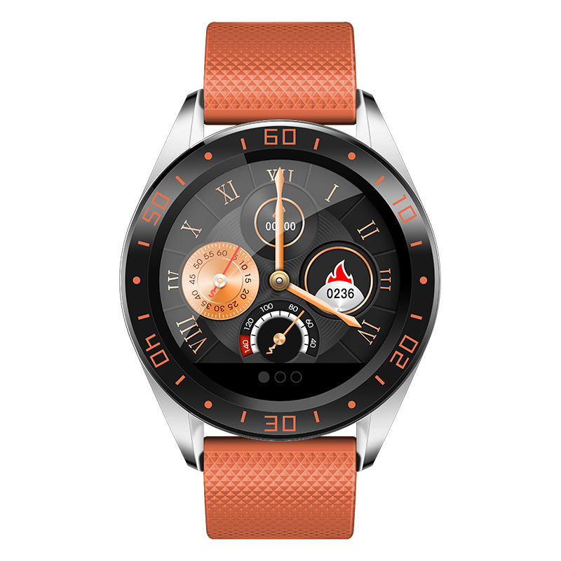 SmartWatch GT105 Wasserdichte Uhren Herz Bewertung Monitor Blutdruck Clever Uhr Männer Frauen Fitness Tracker Für IOS Android: Orange