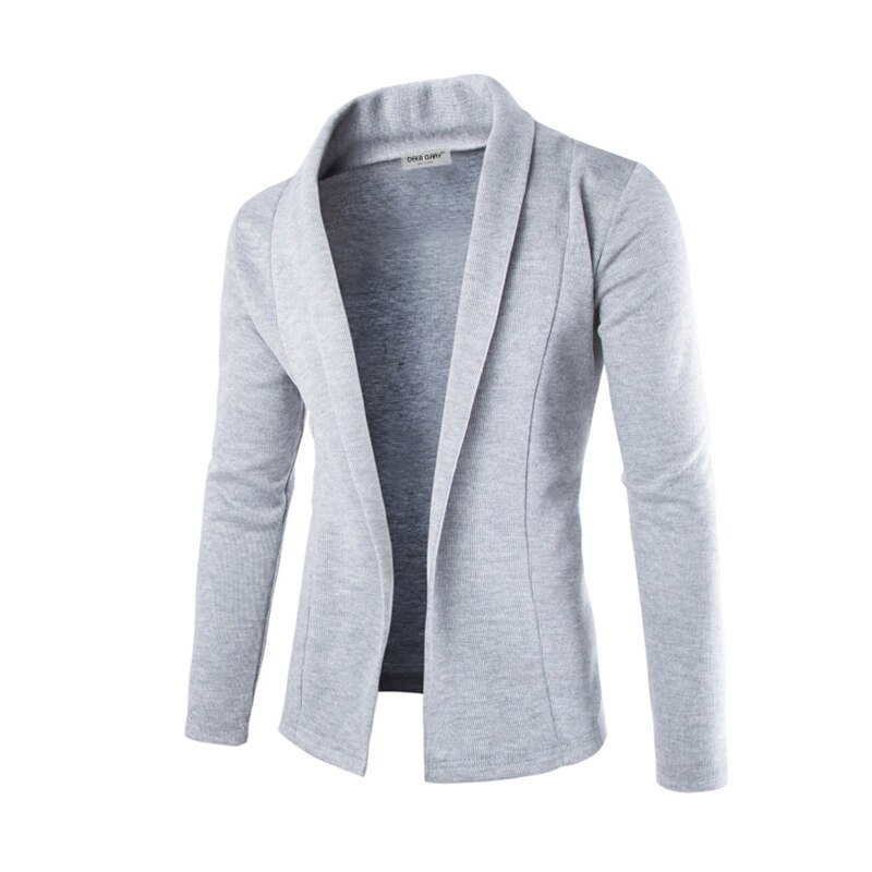 Hommes costume veste ouvert châle Cardigan formel hommes vêtements costume veste hommes mince Blazer Chaquetas Hombre vestes hommes costumes manteau
