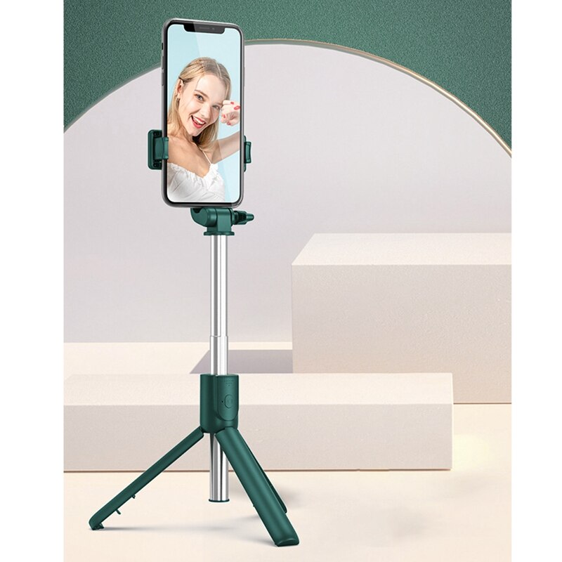 Selfie Stok Statief Mini Selfie Stok Met Licht Invullen Draadloze Afstandsbediening Uitschuifbare Selfie Stok