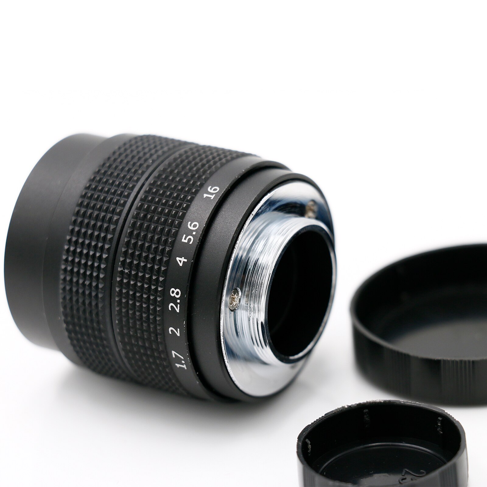 Objectif de vidéosurveillance 35mm f/1.7 + bague d&#39;adaptation + 2 anneaux Macro + pare-soleil pour appareil photo sans miroir, anason/O, lymphus Micro4/3 M4/3