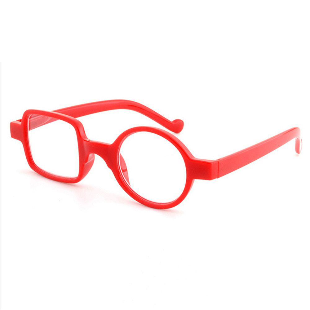 Gafas de lectura redondas y cuadradas asimétricas de leopardo Retro Para hombres y mujeres, presbicia, hipermetropía, 1,0 ~ 3,5: Verde / +350