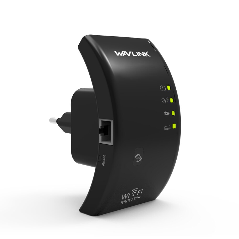 Wavlink Tragbare 2,4G 300Mbps kabellos Wi-fi Verstärker Verlängerung 802.11n/b/g Wifi Signal Verstärker Booster Wifi Palette Weiß/Schwarz: UK stecker / schwarz farbe