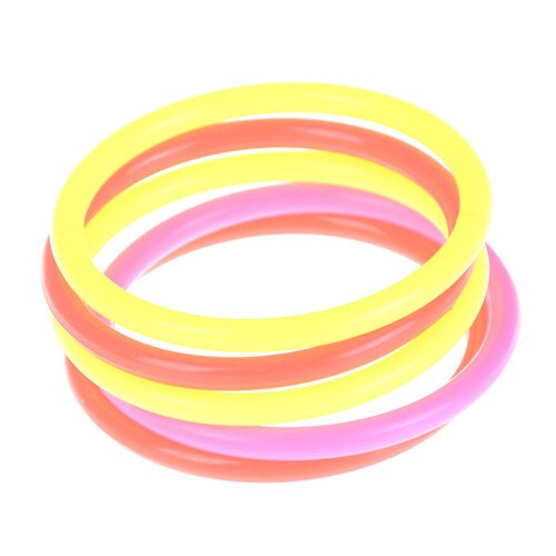 Colorful Plastic Toss Ring Separable Throw Toy Children Kid Indoor Outdoor Sport Hoopla Piling Ring Circle Toy