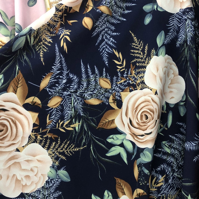 Kjole stof chiffon stretchy jakkesæt stof sommer materiale