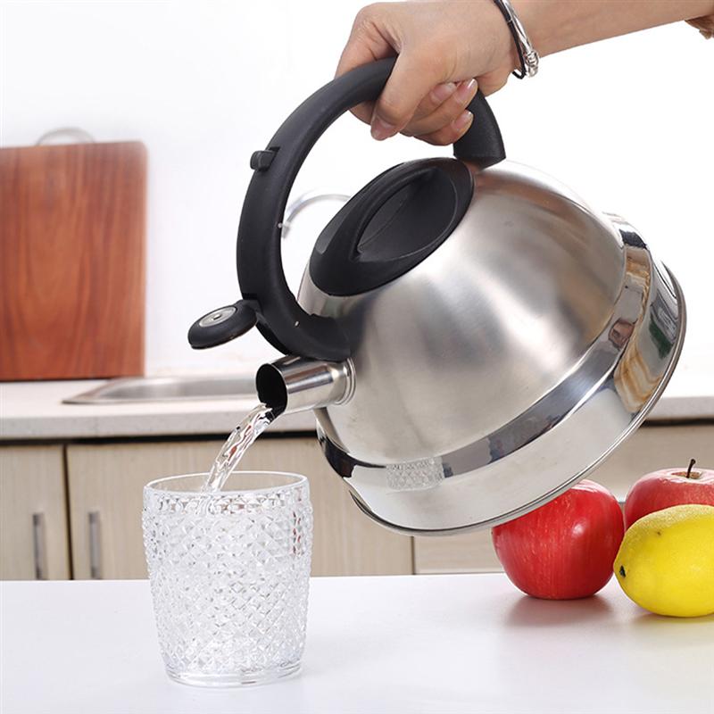 3L Stainless Steel Water Kettle Boiling Kettle Thickened Bottom Whistling Kettle
