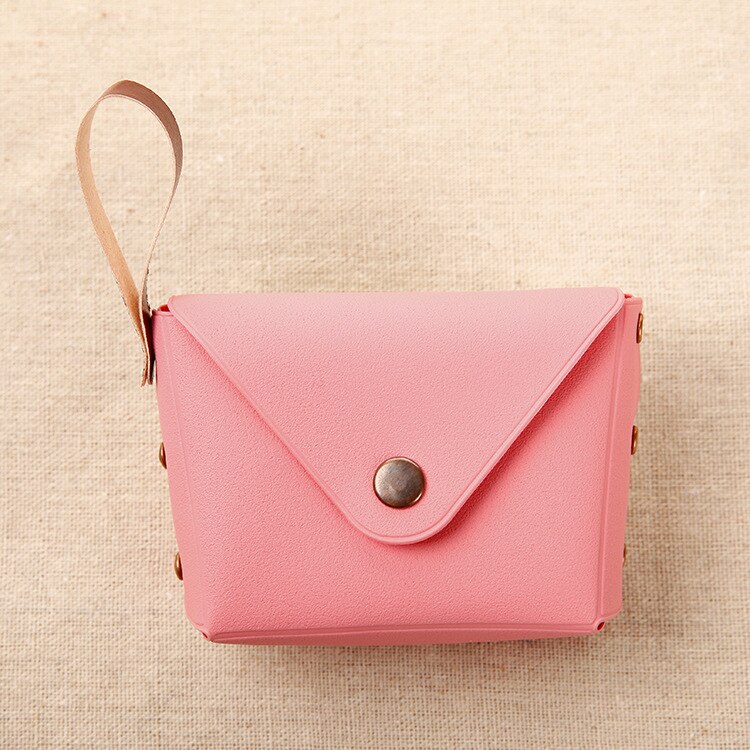 Cute Pocket Coin Bag Candy Color Coin Purse Jelly Wallet Pouch Holder Women's Hand Change Purse Waterproof Pouch BAG Transparent: color 4
