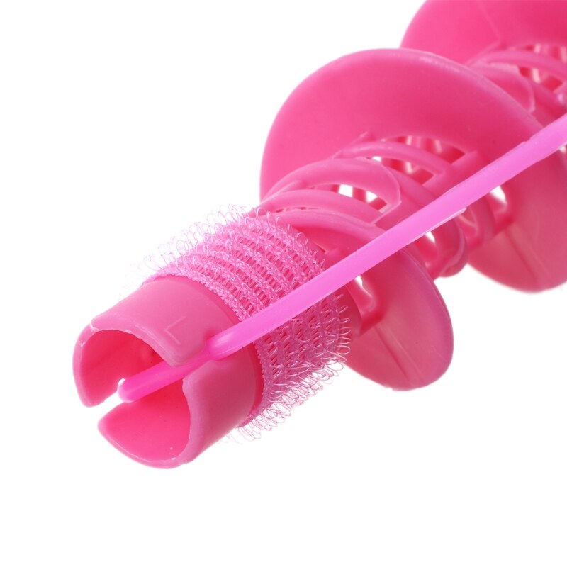 2Pcs Hair Curlers Rollers Magic Spiral Curling DIY Hairstyle Tools Salon Hair Styling Accessory