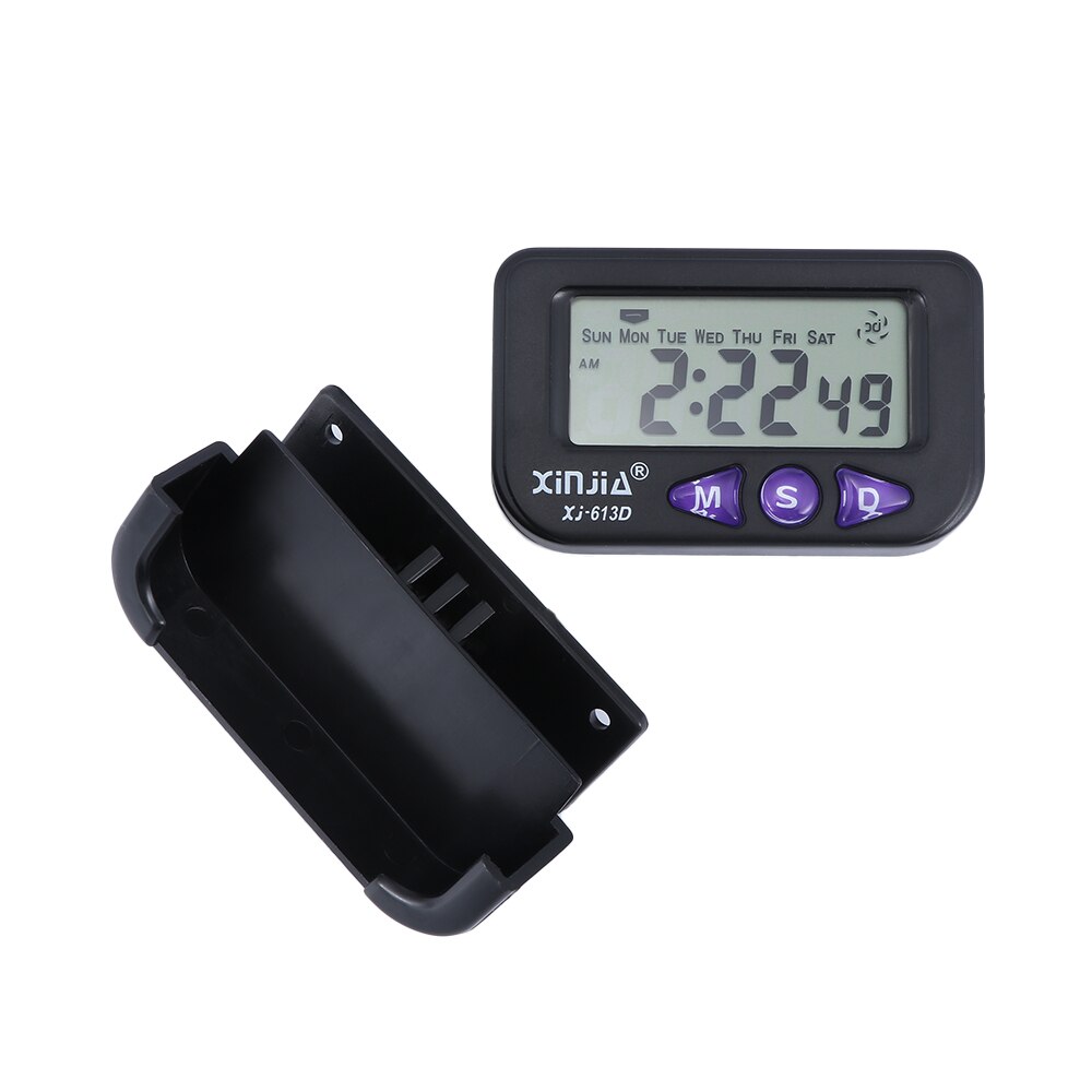 Chronomètre numérique électronique de poche noir, 1 pièce, Portable, , voyage, voiture, automobile, Date, heure, réveil, horloge, Offre Spéciale