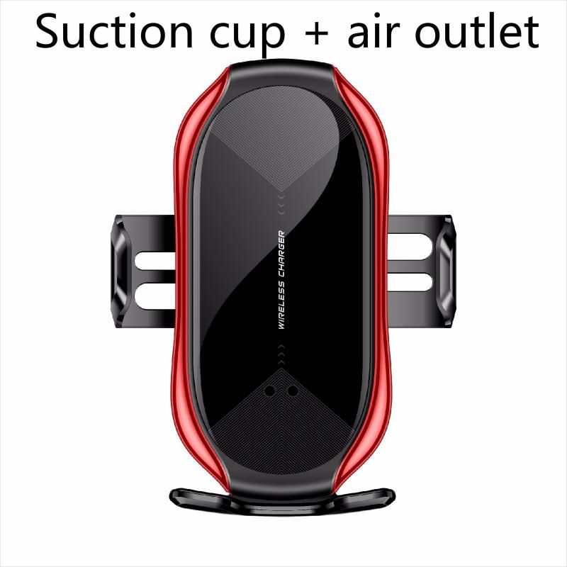 T6 Car Smart Induction Wireless Charger Mobile Phone Stand Mount 10W Fast Charge With Magnetic Head Car Holder Universal: G