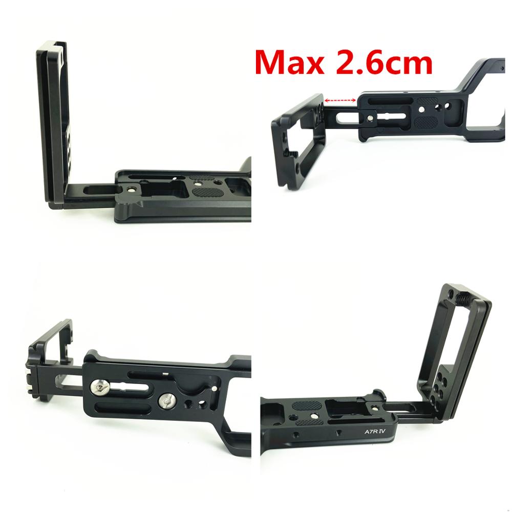 Extendable Quick Release L Tripod Plate Vertical Bracket for Sony A7R IV ILCE-7RM4 Camera