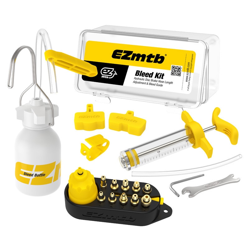 EZMTB Metal Joint Bleed Kit Bike Hydraulic Disc Brake Tool Mineral Oil For shimano/magura/sram/avid/tektro/hayes/giant/formula