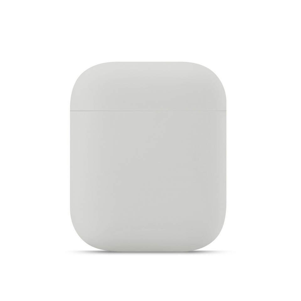 Funda de silicona para Airpods 2/1 cubrir lindo Airpods Ultra-delgada Airpods 2 MIFN auriculares para los Airpods 2/1 casos: Stone White