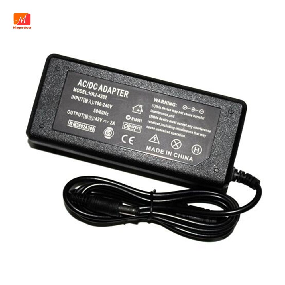 Transformador de fuente de alimentación de 42V, 2A, CA, CC, 42V2A, para enrutador CCTV, LED, tira rígida, Monitor LCD, 84W, adaptador, cargador
