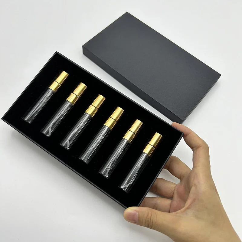 5ml schaal parfumflesjes met doosverpakking verstuiver lege parfumfles verpakking doos voor parfumverstuivers