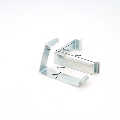 20Pcs Reusable Spring Steel Clip For Wooden Crates Matte Black Galvanized Quick Clamp: Nickel