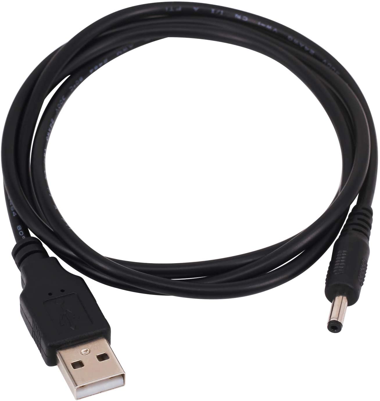 [2 Pack] 3FT Usb Naar Dc 3.5Mm X 1.35Mm Barrel Jack Adapter Connector 5V Dc power Charger Cable Oplaadsnoer Usb Naar Dc 3.5X1.35