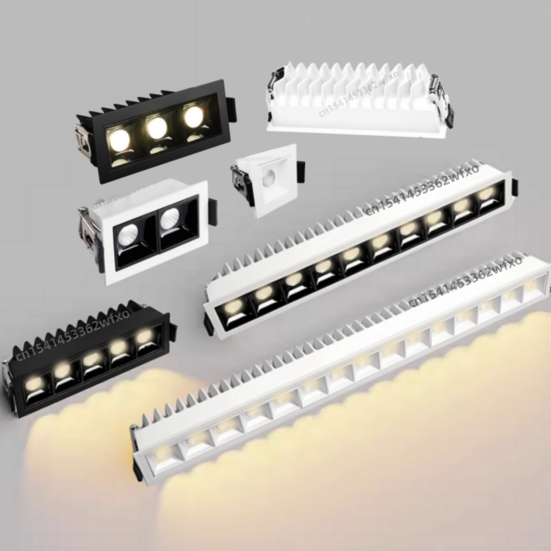 LED downlight Spotlight spuitgieten 2W4W6W10W20W30W hemel lantaarn COB raster lamp plafondlamp woonkamer interieur verlichting lamp