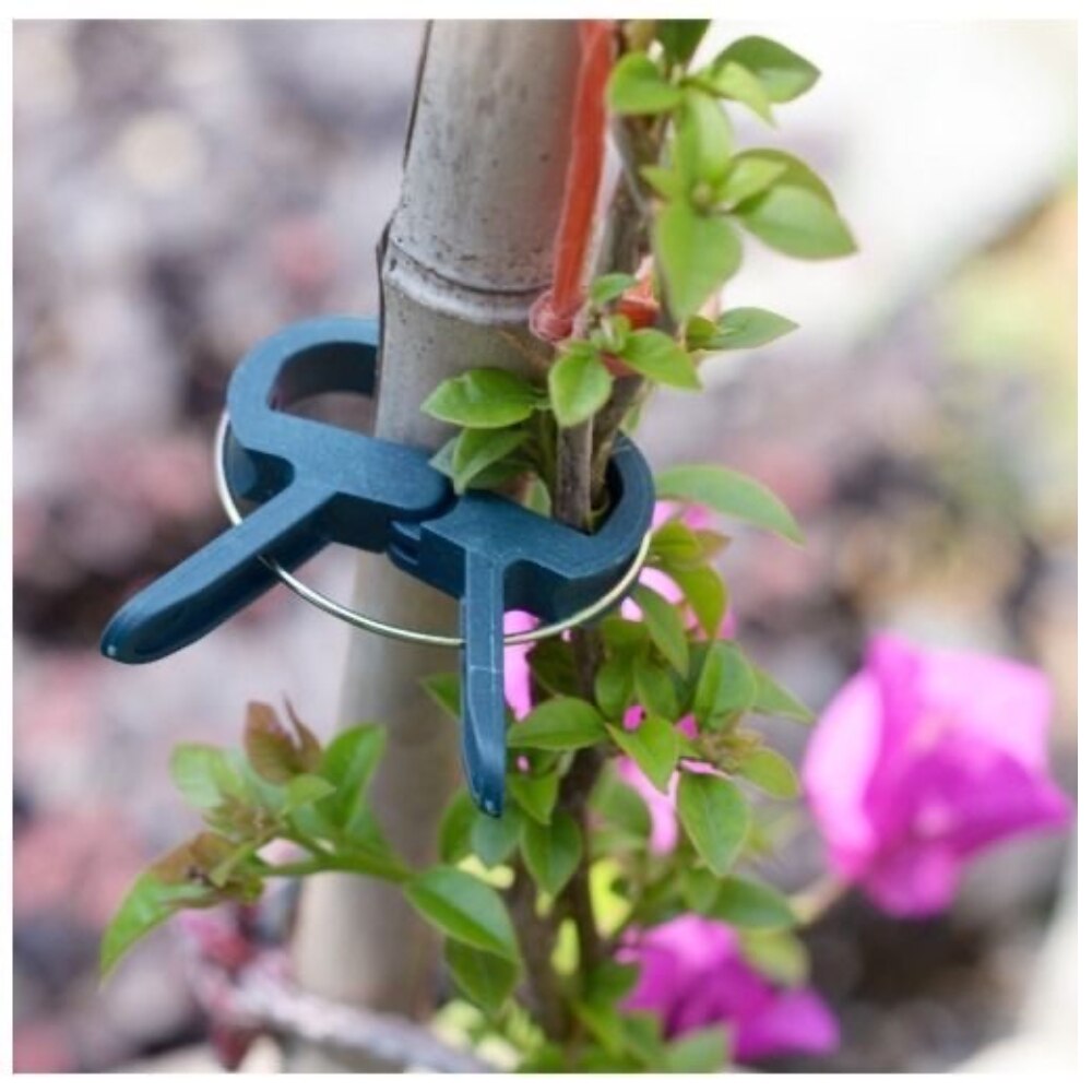 Greenhouse Bracket Pole Fixed Clamp Plant Support Clips Grafting Stakes Connector Garden Flower Vine Clips for Supporting Stems