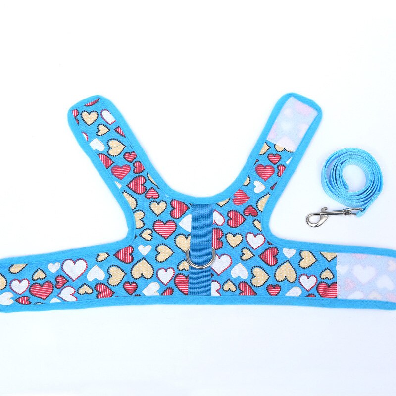 Mesh andas hundsele koppel set justerbara valpselar för små hundar chihuahua mops bly gå hund husdjur produkter