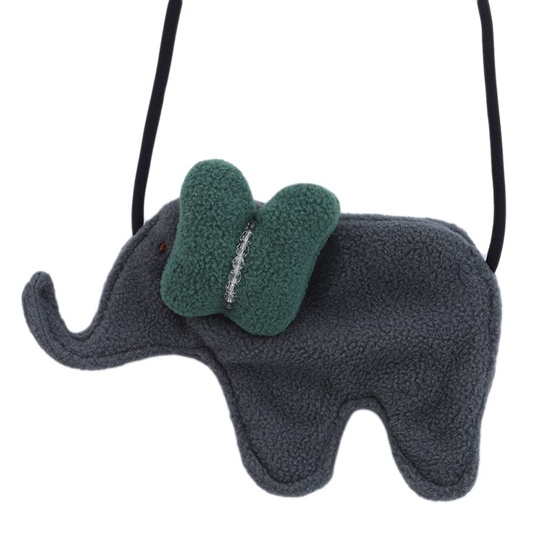 Pige pung punge pung taske pung og håndtaske til baby børn tegnebog elefant kid skuldertaske bolso