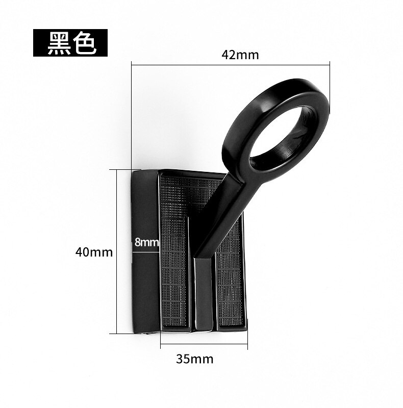 Zink-legierung Gold licht luxus kleidung haken Zauberstab haken Netz aufbringen kleidung haken Hardware- kleidung haken: Haken 015 Schwarz