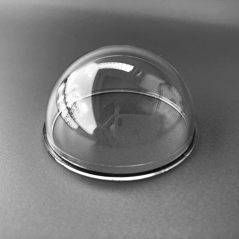 51.4x26.57mm 2 Inch Small CCTV Camera Dome Glass Protective Cover Acrylic PC Hemisphere Shell Clear Color