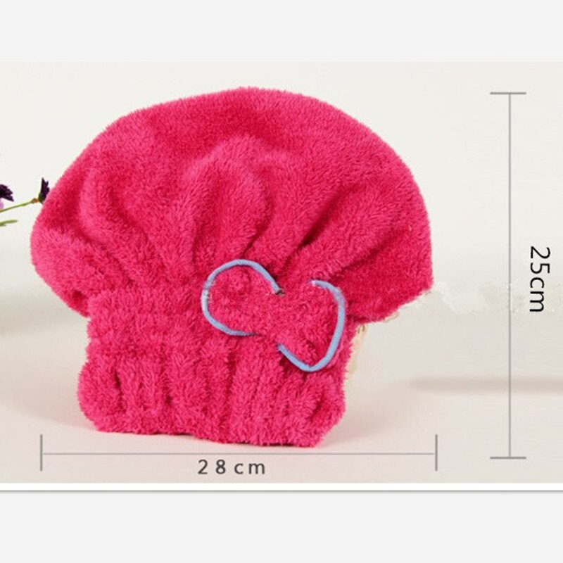 Femmes magie séchage rapide cheveux bouchon de séchage serviette tête enveloppement chapeau outil de bain accessoires Rose Rose bleu rouge jaune violet disponible