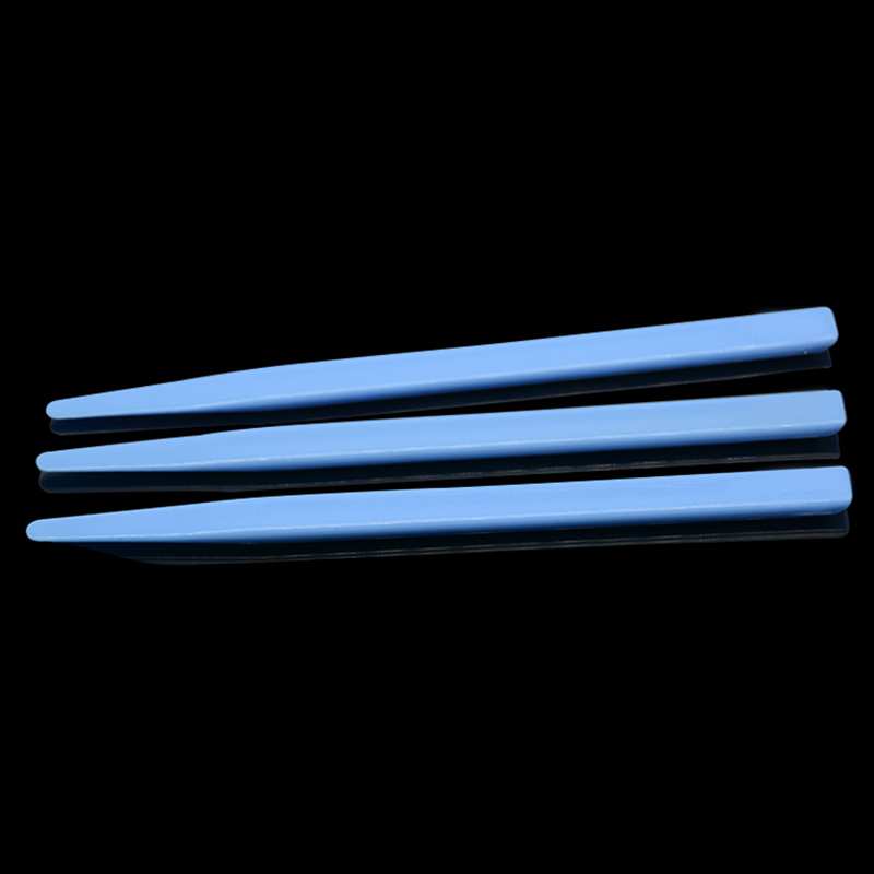 Espátula de yeso para mezclar Dental, Material de impresión, cuchillo mezclador desechable, espátula de alginato, herramientas de dentista de plástico azul, 10 Uds.