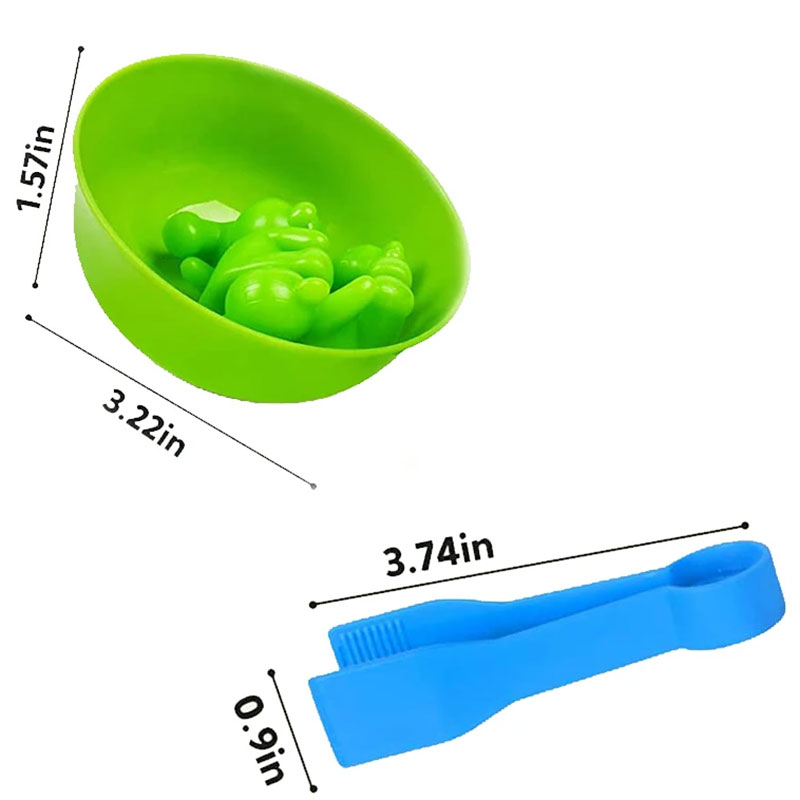 Counting Bears Matching Games Color Sorting Bowls Tweezers Preschool Learning Education Montessori Toys for Kids Girls Boys