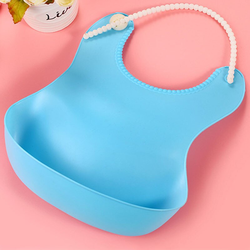 Bavaglini alla moda in silicone bavaglino impermeabile per neonati bavaglino solido regolabile diversi stili di bavaglini per bambini