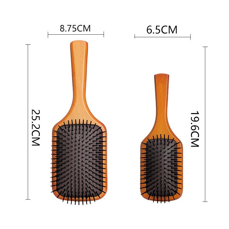 Peine de masaje para aveda, bolsa de gas antiestática, cojín de aire, cepillo para desenredar el pelo rizado y húmedo, para peluquería y estilismo