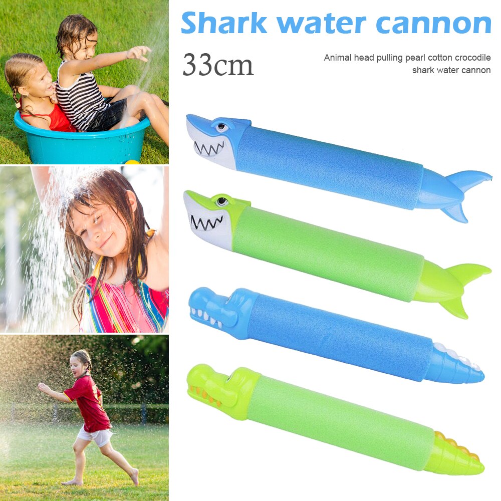 Jouet de tir à l'eau en forme de requin Crocodile pour enfants, jeu de tir à la pompe, pour piscine en plein air, plage