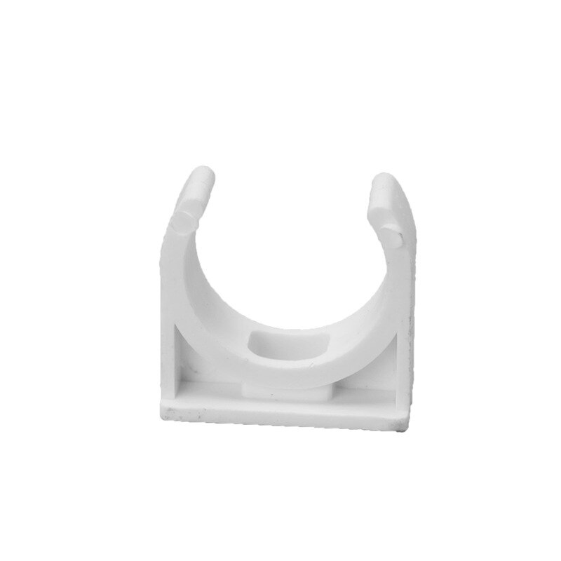 10 Pcs 20/25/32/40/50mm PVC Pipe Clamps Water Pipe Support PVC Pipe Connectors Garden Irrigation Tube Bracket Pipe Fittings