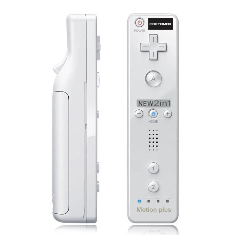 Newest 2 in 1 Remotes Built in Motion Plus Inside for Wii Remote