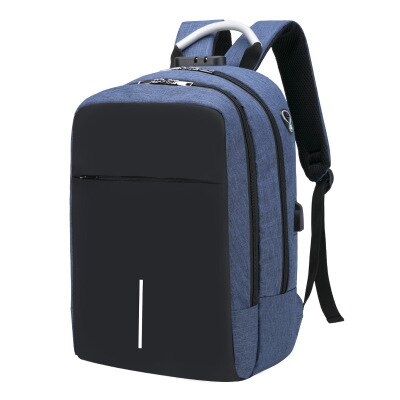 Men Multifunction Anti Theft Backpack 15.6" Inch USB Charging Laptop Backpacks Waterproof Schoolbag Business Travel Bags for Men: 02