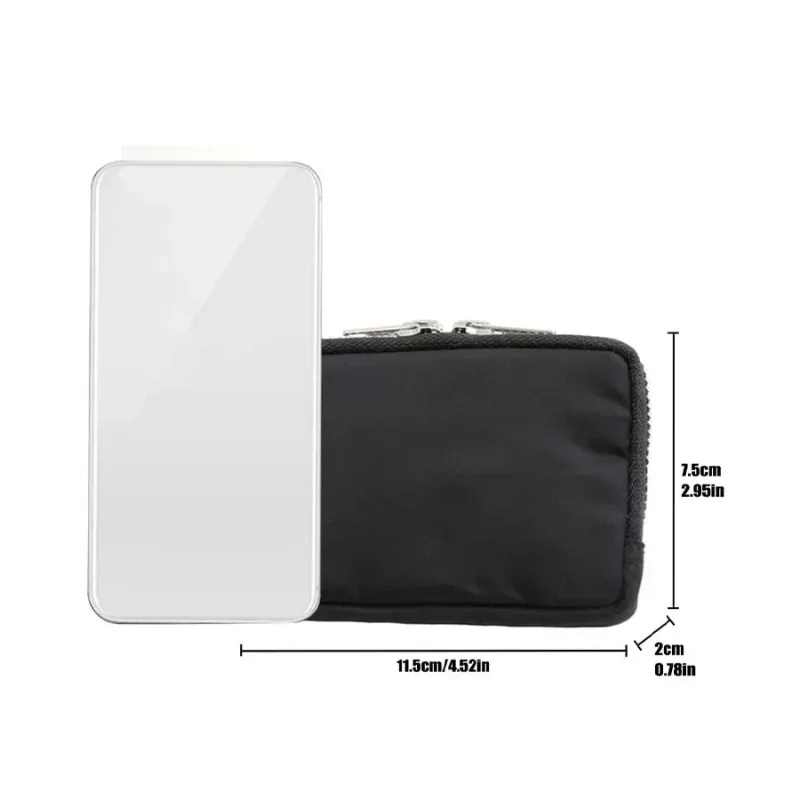 Carteira japonesa masculina, bolsa de armazenamento de fones de ouvido, porta cartão de crédito, para meninos e meninas, organizador de cartão bancário, bolsa de moedas com zíper