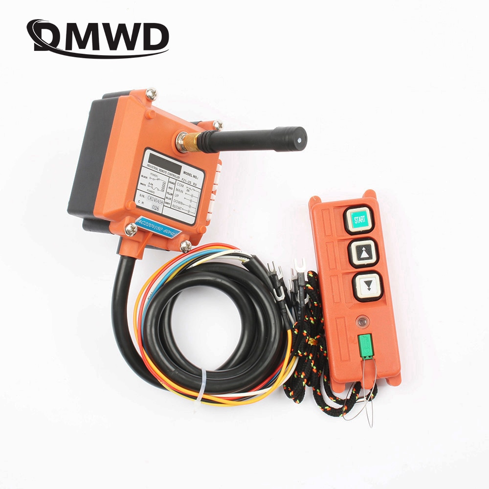 Wireless Industrial Remote Controller Electric Hoist Remote Control Winding Engine Sand-blast Equipment Used F21-2S 3 button