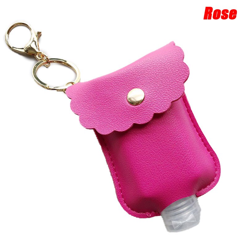 Bouteille de voyage et porte-clés bouteilles vides rechargeables pour désinfectant pour les mains: RS