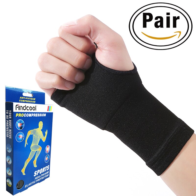 Findcool Armguard Palm Wrist Hand Support Outdoor Sport Glove Mitten Brace Sleeve Bandage Gym Hands Wrap Pad Protector