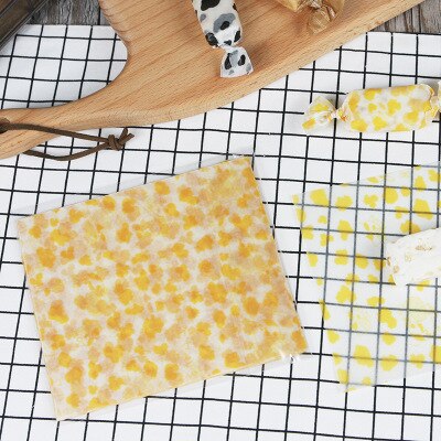 10 pièces parchemin papier ciré cuisson papier d'emballage alimentaire pour pain Sandwich Burger frites antiadhésif pâtisserie Biscuit gâteau papier huilé: YELLOW