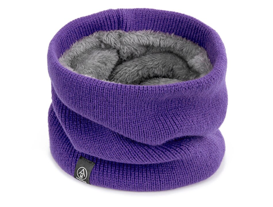 Winter Sjaals Baby Kinderen Jongen Meisje Katoenen Sjaal Mannen Vrouwen Unisex Gebreide Herfst Warm Sjaals Dikker Wol Plus Fluwelen: purple
